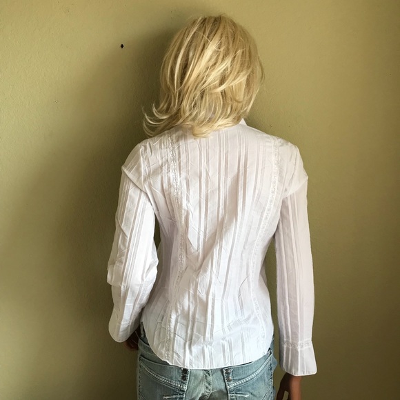 ARMANI Collezioni Crisp White Button Up - Picture 5 of 8